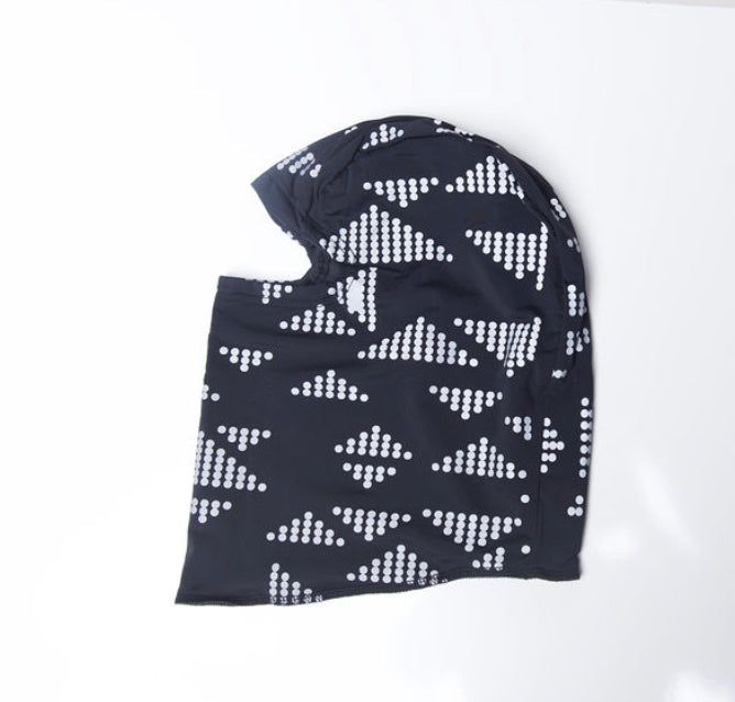 Reflective Tri- printed Ski-mask