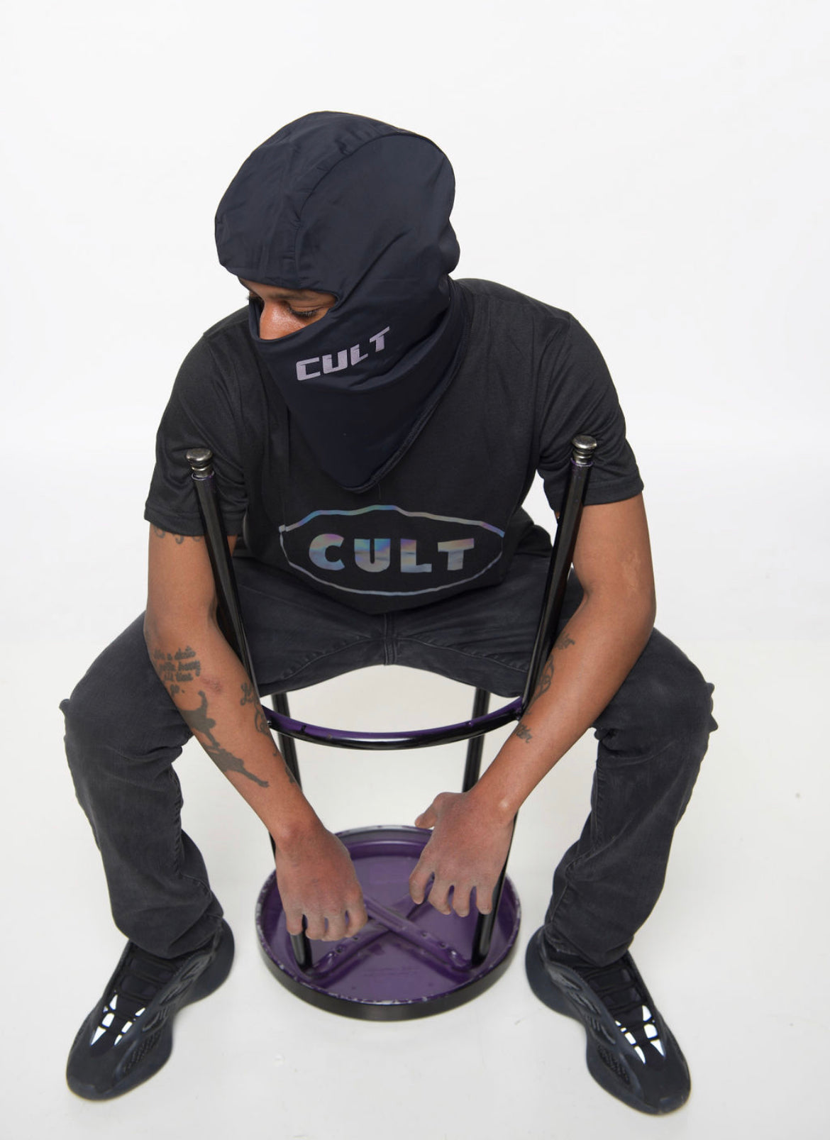 Iridescent Cult logo T-shirt